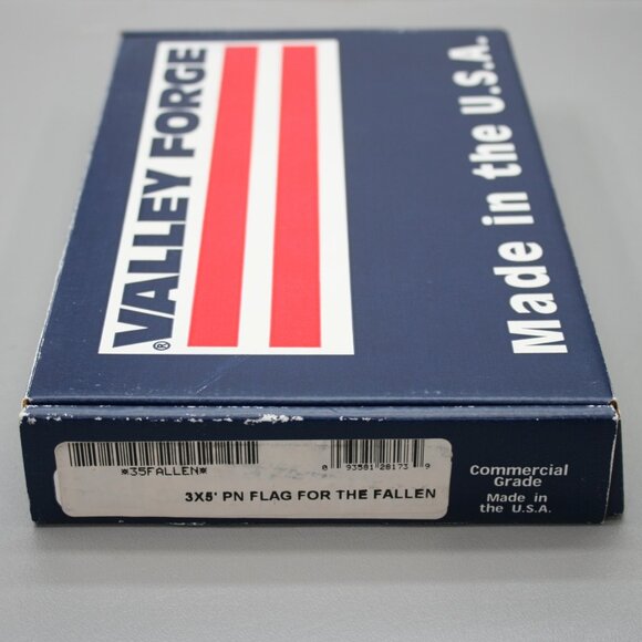 Valley Forge 3'x5' Nylon Lest They Be Forgotten Flag For The Fallen Military USA - Picture 7 of 8